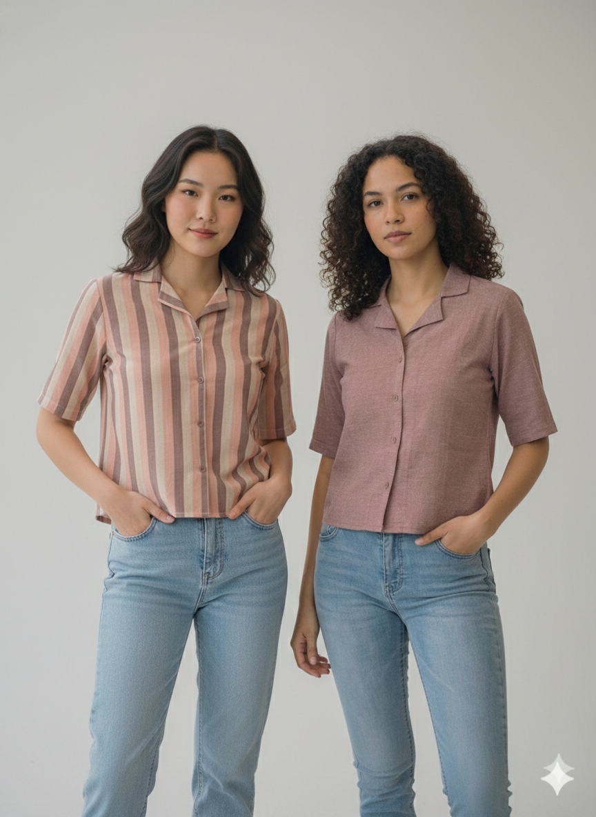 Amber Cotton Shirt Combo