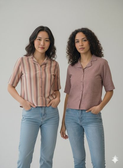 Amber Cotton Shirt Combo
