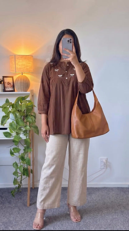 Maya Printed Cotton Top & Pant