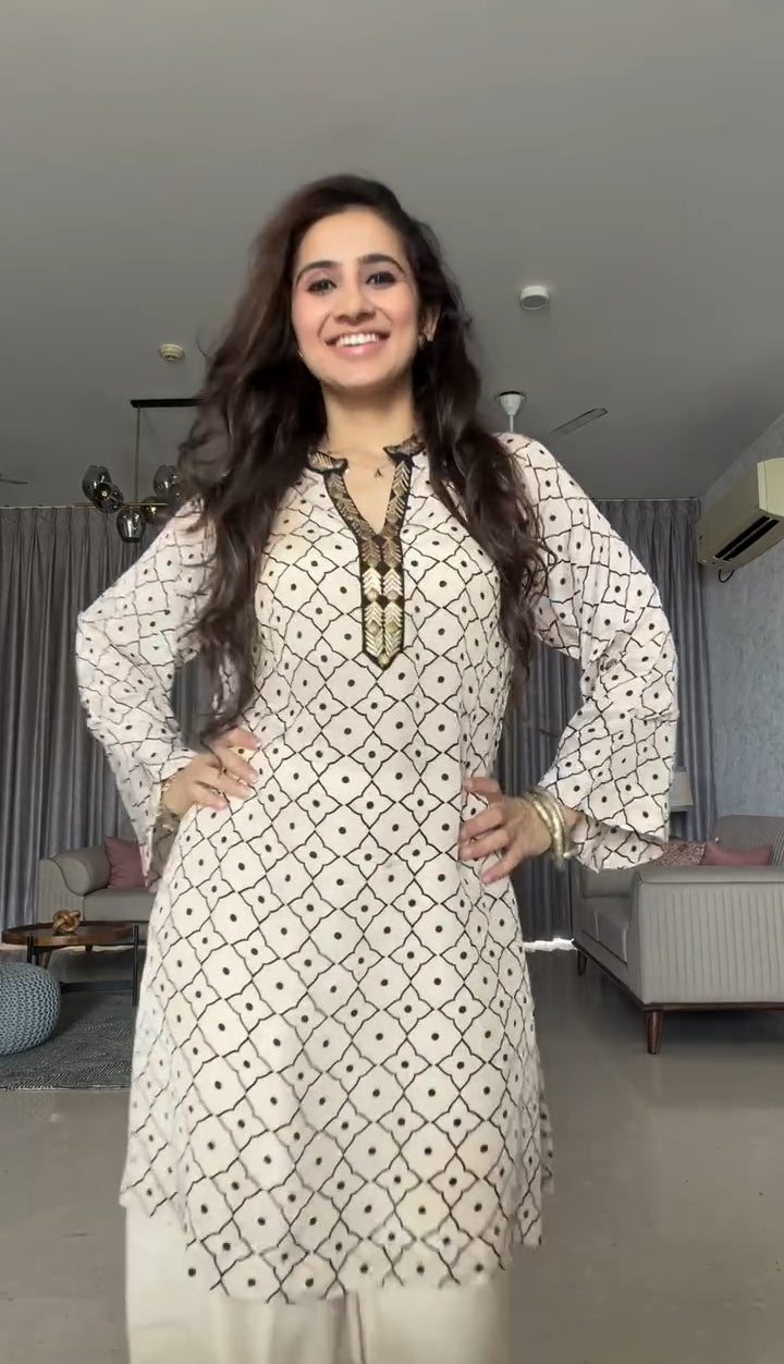 Ira Heavy Printed Crepe Kurta Suit Set